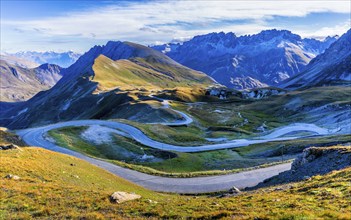 Route des Grandes Alpes, pass Col du Galibier, Departement Hautes-Alpes, Savoier Alps, region