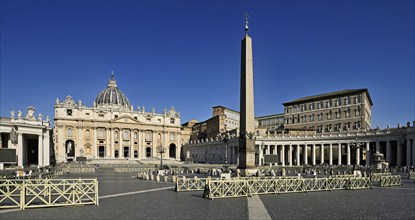 St Peter's Cathedral, St Peter's Basilica, obelisk, Vatican palaces, St Peter's Square, Vatican,