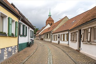 Old town with St George's Church in Arneburg, district of Stendal, Saxony-Anhalt, Germany, Europe