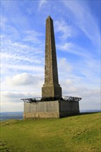 Historic Lansdowne monument, Cherhill, Wiltshire, England, UK