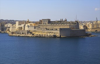 Fort Saint Angelo, Grand Harbour, Vittoriosa, Valletta, Malta, Europe