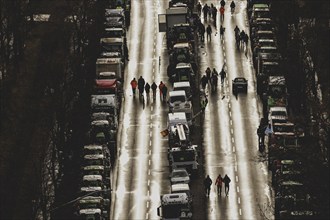 Road blockades, taken as part of the farmers' protests in Berlin, 15 January 2024. 10, 000