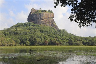 Rock palace at Sigiriya, Central Province, Sri Lanka, Asia