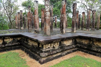 UNESCO World Heritage Site, the ancient city of Polonnaruwa, Sri Lanka, Asia, building in the