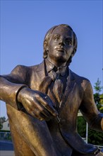 Monument to the poet Joseph Victor von Scheffel, Bad Staffelstein, Upper Franconia, Bavaria,