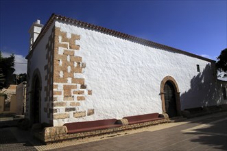 Historic village church dedicated to San Antonio de Padua, village of Toto, Pajara, Fuerteventura,