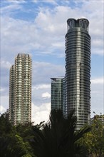 Skyscaper and modern office glass-like buildings in Malaysia