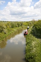 Kennet and Avon canal stretch between All Cannings and Alton Barnes, Vale of Pewsey, Wiltshire,