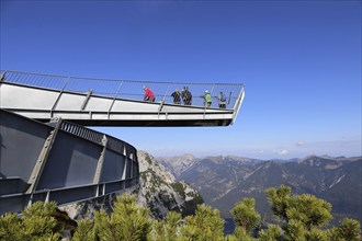 The AlpspiX viewing platform at the Alpspitze mountain station, Garmisch-Partenkirchen