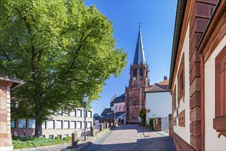 Collegiate Basilica of St Peter and Alexander in Aschaffenburg, Bavaria, Germany, Europe