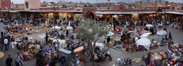 In the souk, imperial city, Medina, Marrakech, Morocco, Africa