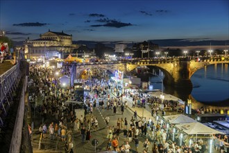 Dresden City Festival in the Old Town, Dresden City Festival, Dresden, Saxony, Germany, Europe