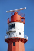 Small Borkum lighthouse, out of service since 2003, still serves as an antenna support for the Ems