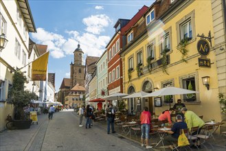 Medieval winegrowing village, Volkach, Mainfranken, Lower Franconia, Franconia, Bavaria, Germany,