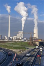 The STEAG combined heat and power plant in Herne-Baukau, coal-fired power plant, at the Herne