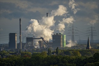 HKM Hüttenwerk in Duisburg-Hüttenheim, Hüttenwerke Krupp Mannesmann, coking plant, Duisburg, North