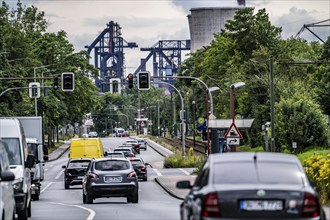 Hüttenwerke Krupp-Mannesmann, HKM in Duisburg-Hüttenheim, 2 blast furnaces, coking plant, Ehinger