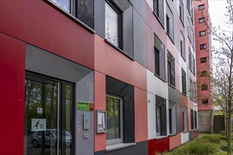 Student hall of residence of the Studierendenwerk Essen-Duisburg in Essen, over 310 furnished rooms