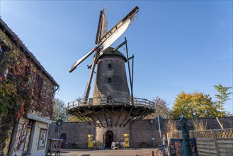 The Kriemhildmühle in Xanten, the only windmill on the Lower Rhine that is operated daily, North