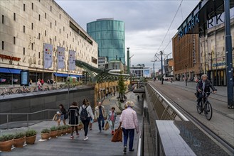 Shopping mile, shopping centre, business district, Beurstraverse, city centre, Rotterdam,