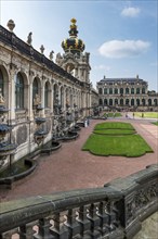 Zwinger courtyard, park, park complex, architecture, attraction, famous, historic, history,