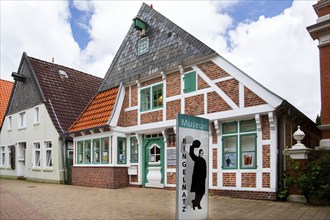 Ringelnatz Museum in the district of Ritzebüttel, North Sea spa town of Cuxhaven, North Sea coast,