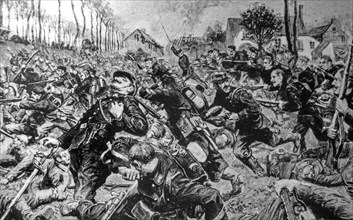 World War One charge of the Grenadiers and death of Major Henri d'Oultremont at Tervaete during