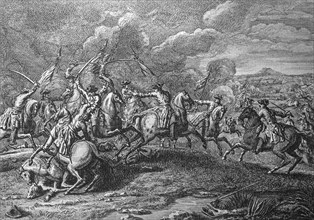 1746, Battle of Rocoux during the War of the Austrian Succession at Rocourt, Raucoux near Liège in