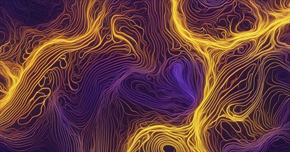 Flowing neural network, with glowing nodes connecting and disconnecting in a smooth and rhythmic