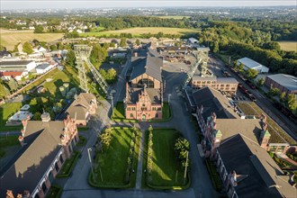 Zollern Coal Mine, Industrial Museum, Aerial view, Dortmund, North Rhine-Westphalia, Germany,