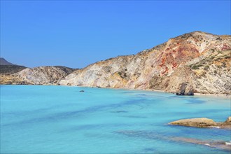 Fyriplaka beach, Milos Island, Cyclades Islands, Greece, Europe