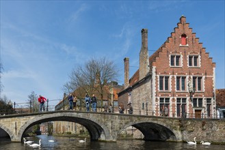 Bridge on the Minnewater, city trip, UNESCO, religious, religion, old town, West Flanders,