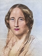 Elizabeth Cleghorn Gaskell, 1810-1865, English writer, Illustration from the book The Masterpiece