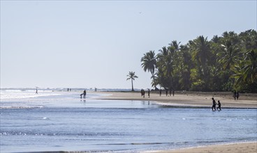 Marino Ballena National Park, South Pacific beach and sea, Puntarenas province, Osa, Costa Rica,