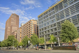 Kollhoff Tower and other office buildings, Potsdamer Straße, Potsdamer Platz, Tiergarten, Mitte,