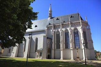 Late Gothic knight's chapel, Hassfurt, Hassfurt, Hassberge district, Lower Franconia, Bavaria,