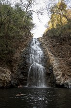 Cascada Montezuma waterfall, Montezuma, Nicoya Peninsula, Puntarenas Province, Costa Rica, Central