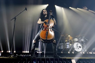 Perttu Kivilaakso from Apocalyptica live on Plays Metallica Vol.2 Tour 2024 at the Columbiahalle in