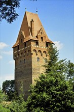 Defence tower, Tangermünde, Henrichshütte, North Rhine-Westphalia, Germany, Europe