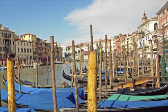 Venice, Grand Canal Architecture Italy Gondolas