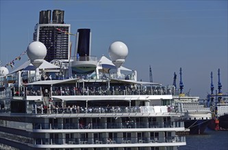 Germany, Hamburg, harbour, cruise ship, Mein Schiff 6, Europe