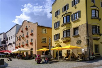 Upper town square, Hall in Tyrol, Inntal, Tyrol, Austria, Europe