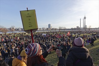 Major demonstration against right-wing extremism and AfD on 27 January 2024 in Düsseldorf, main