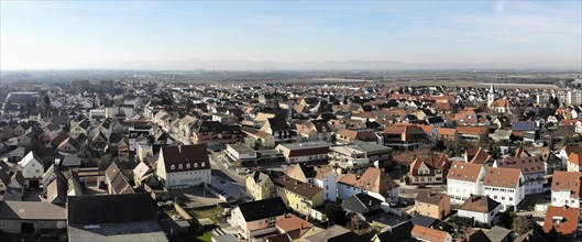 Aerial view of Mutterstadt, Rhineland-Palatinate