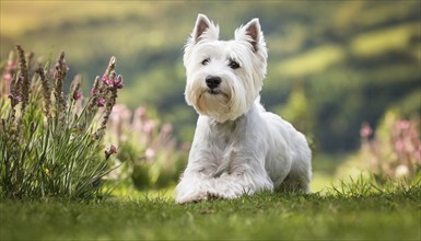 Pets, Dog, West Highland White Terrier, AI-generated, AI generated