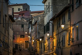 Old town in evening mood, light, mood, travel, tourism, architecture, old, historical, urban,