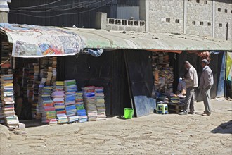 Addis Ababa, city centre, bookshop, roadside bookshop, Ethiopia, Africa