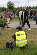 Demonstration against the restrictions in the Corona crisis, anti-vaccination, protest against