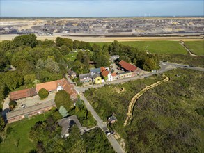 The rest of the village of Lützerath, on the edge of the Garzweiler 2 open-cast lignite mine, is to