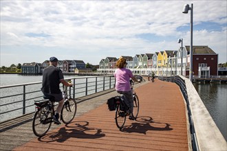 Small town of Houten near Utrecht, bicycles have priority in the town of 50, 000 inhabitants,